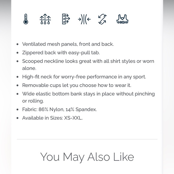 ZYIA All Star Sports Bra size M - Picture 7 of 7